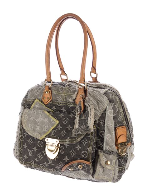 louis vuitton patchwork denim bag